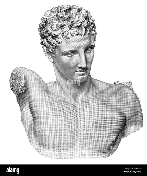 Hermes of olympia sculpture